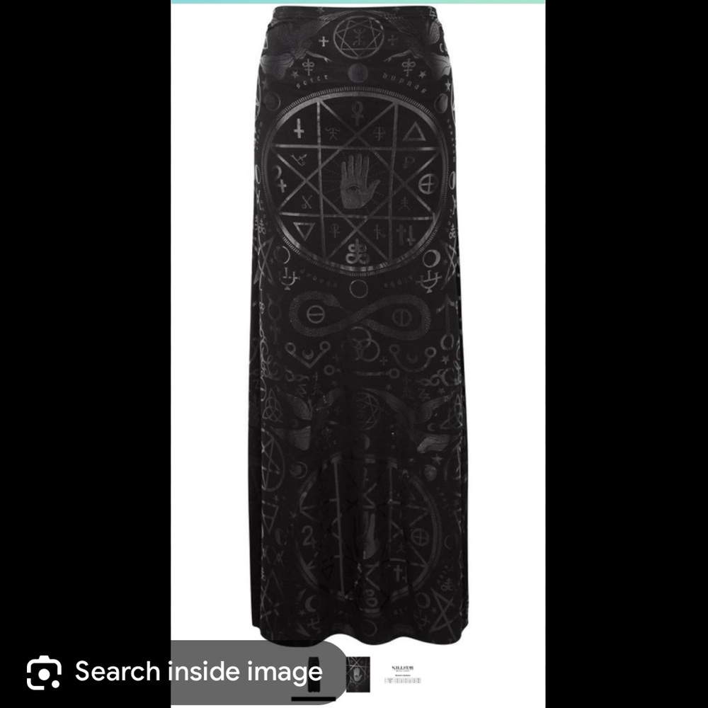 Killstar Cult Maxi Skirt | Black XL